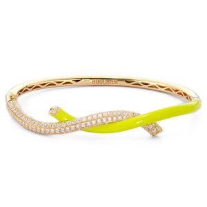 Fruit Hoops Bangle (Neon Yellow)