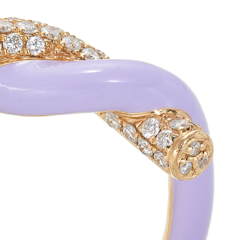 Fruit Hoops Pinky Ring (Purple Enamel)