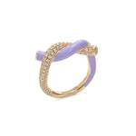 Fruit Hoops Pinky Ring (Purple Enamel)