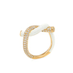 Fruit Hoops Pinky Ring (Enamel White)